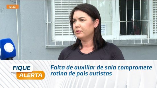 Falta de auxiliar de sala compromete rotina de pais autistas
