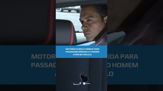 Momentos de pânico: homem atira em carro após motorista negar corrida #BalançoGeralAL