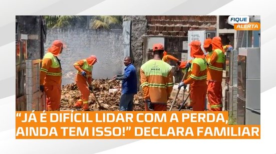 Sepultamento ainda não aconteceu por causa de lixo no Cemitério Nossa Senhora Mãe do Povo
