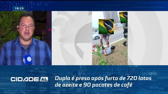 "Ladroes de Azeite": Dupla é presa após furto de 720 latas de azeite e 90 pacotes de café