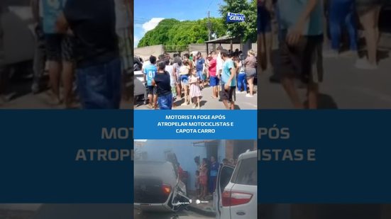 Perseguição, batida e capotamento assustam moradores em Arapiraca #BalançoGeralAL