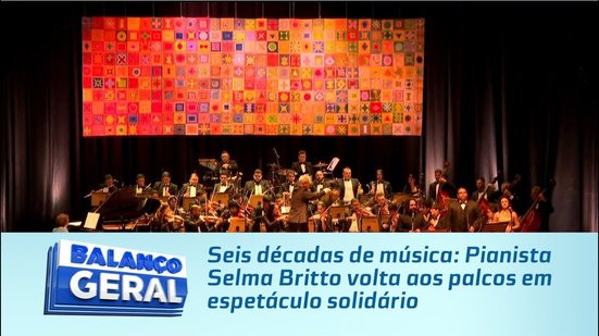 Seis décadas de música: Pianista Selma Britto volta aos palcos em espetáculo solidário