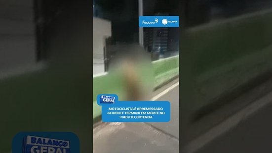 🚨Tragédia em Mangabeiras: motociclista é arremessado e morre no Viaduto João Lyra #BalançoGeralAL