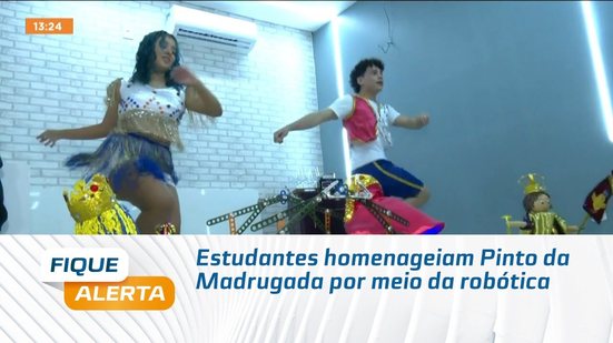 Estudantes homenageiam Pinto da Madrugada por meio da robótica