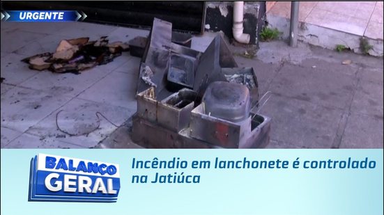 Incêndio em lanchonete é controlado na Jatiúca