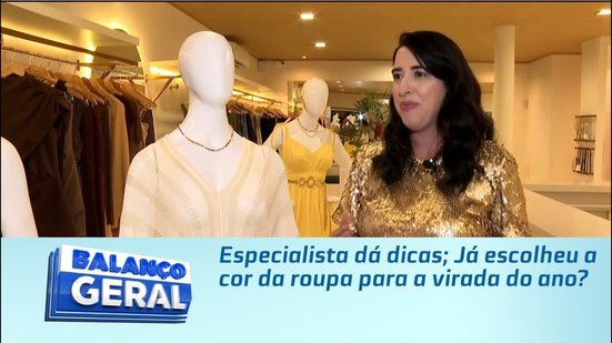 Especialista dá dicas; Já escolheu a cor da roupa para a virada do ano?