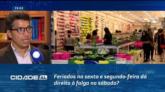 Feriados na sexta e segunda-feira dá direito à folga no sábado?