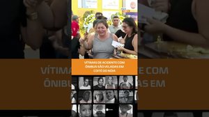 Vítimas de acidente com ônibus são veladas em Coité do Nóia #FiqueAlerta