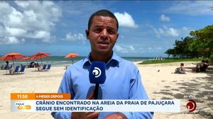 Crânio encontrado na areia da praia de Pajuçara segue sem identificação