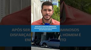 ⚠️ Desfecho trágico: homem sequestrado por falsos policiais é encontrado morto #BalançoGeralAL