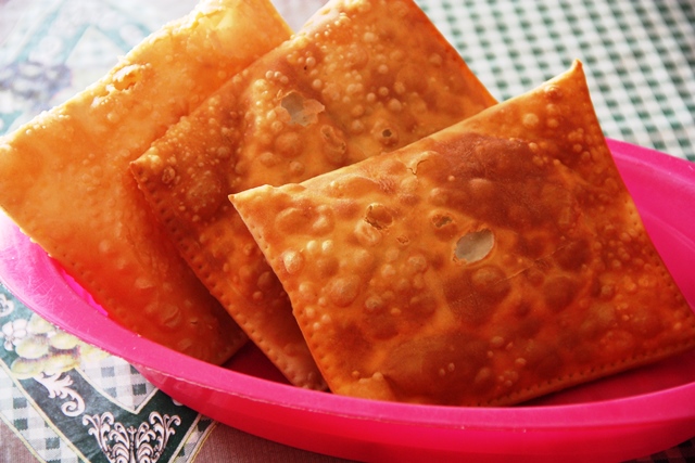 Segundo lugar: o pastel do Fumaça bom e barato, apenas R$1,00