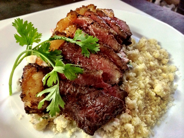 O chef Deco também é bom na fotografia, tanto que fotografou o prato Executivo Sertanejo, pra lá de bom  