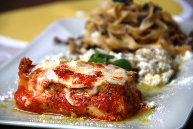 Tris di Primi (trio de degustação), um bom começo no restaurante Basilico