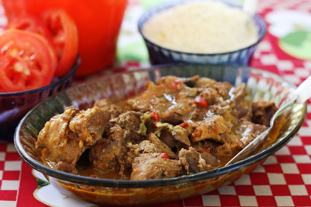 Miúdo de galinha, outra especialidade de Marinalva