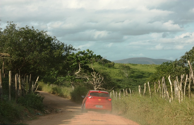 A estrada para chegar a Buchada do Bode