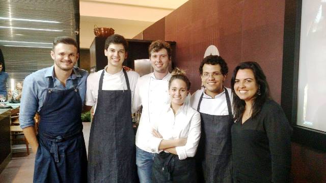 Talentos da gastronomia alagoana: Wanderson Medeiros, Bruno Leahy, Paulo Quintella, Giovanna Mayer, Thawa Calixto e Mariana Bernardes