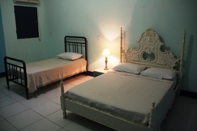 Detalhe do quarto do Casarão