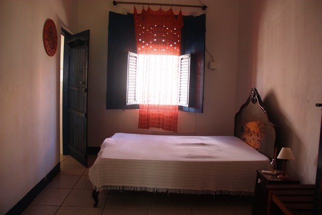 Detalhe do quarto da Pousada Casarão do Pontal