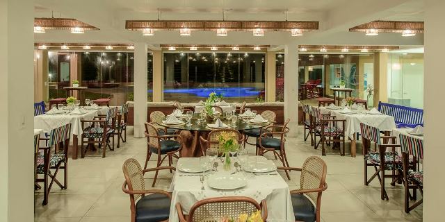 Quando a noite cai a Pousada é mais charmosa. Foto divulgação