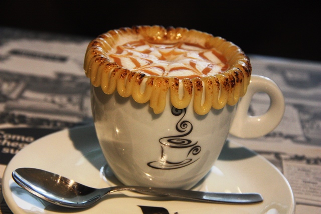 Capuccino brulé é paixão à primeira vista