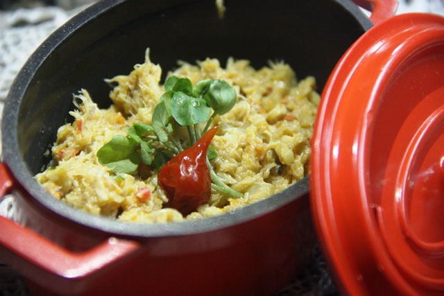 Siri na manteiga, uma das delicias da noite alagoana