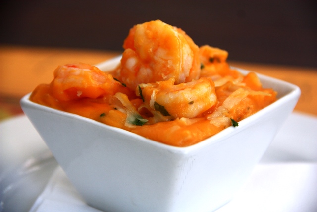 Tigelinha de risoto de camarão