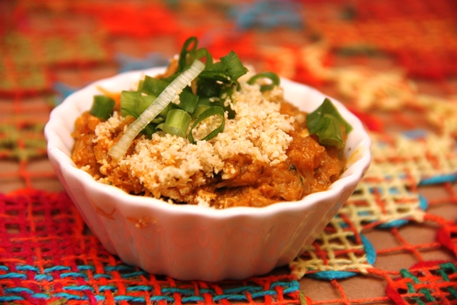 siri com farofa de dendê