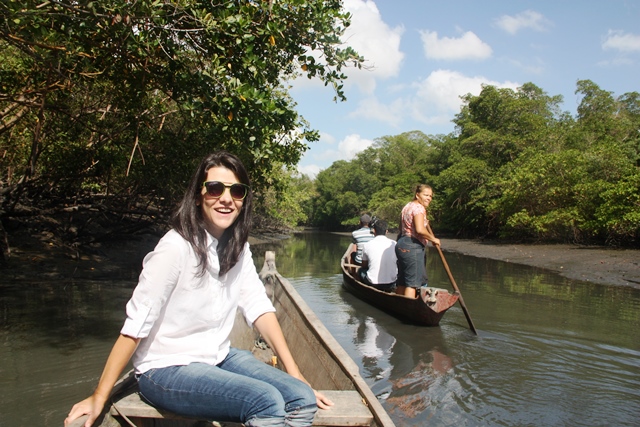 Marcela Pimenta, do projeto das ostras depuradas