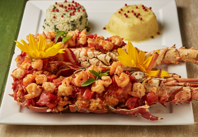 Lagosta "Bem Vindo a Milagres da Pousada Vila Pantai