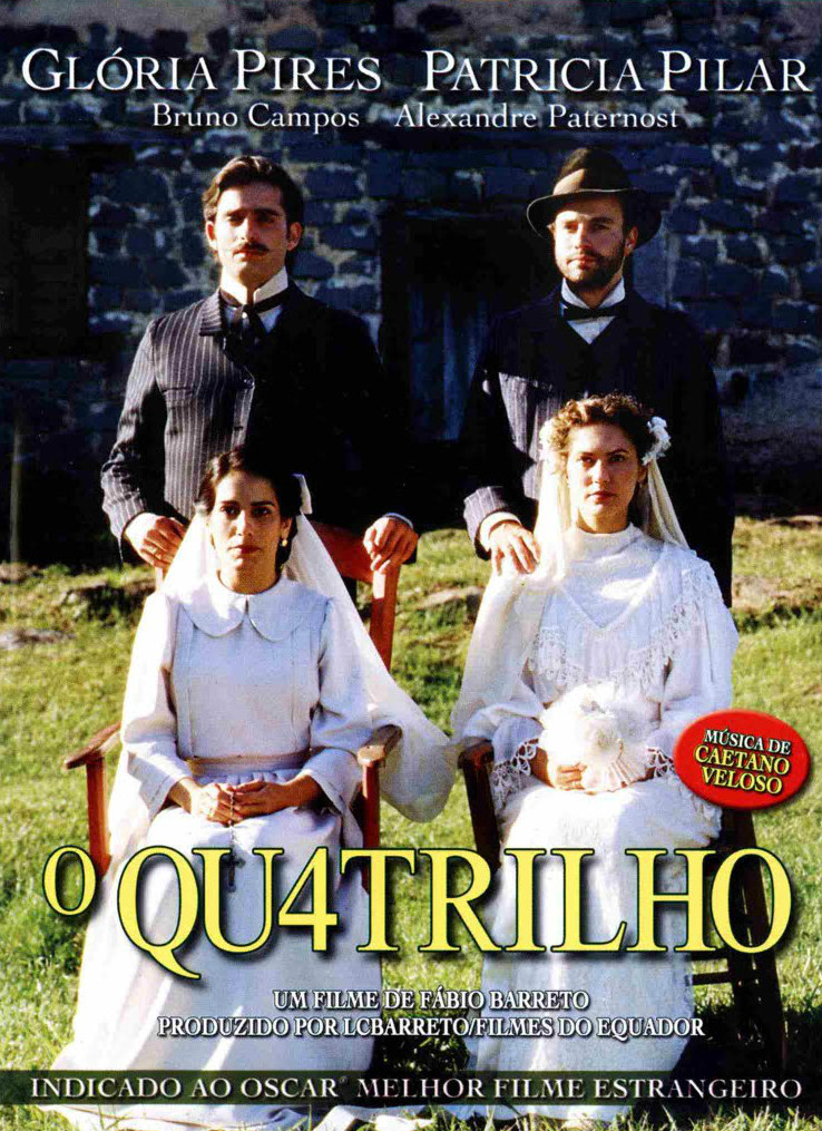 Cartaz do filme o Quatrilho que inspirou a rota do turismo rural em Gramado