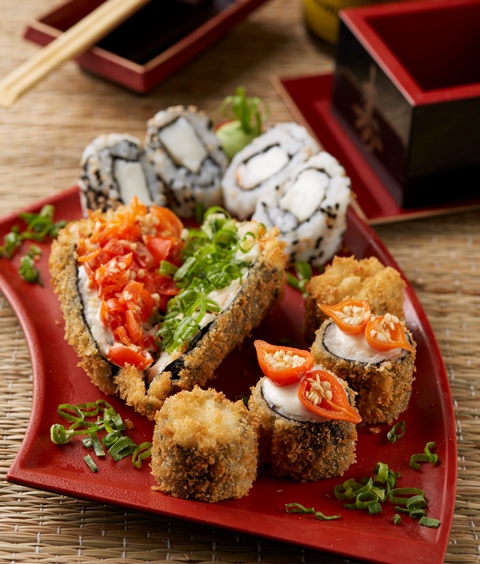 Versão oriental da Lagosta na Temakeria Costa dos Corais - Combo Maragogi