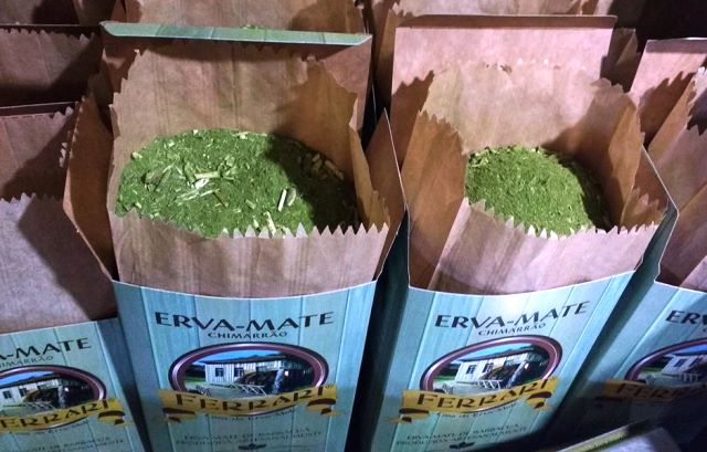 Erva mate produzido artesanalmente na Casa da Erva em Bento Gonçalves