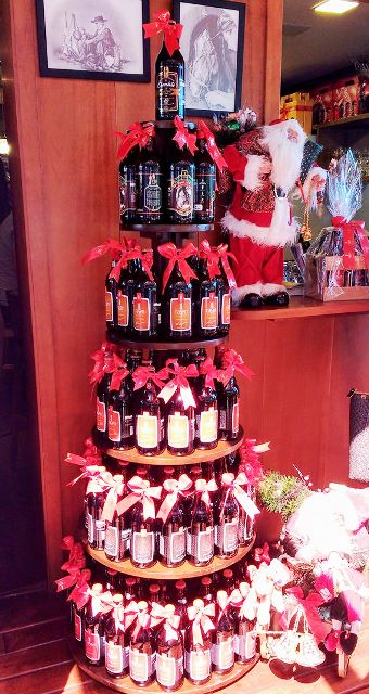 Arvore natalina da cervejaria Rasen Bier