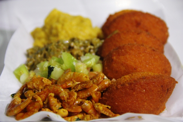 Porção petisco de acarajé