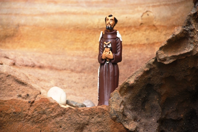 Imagem do São Francisco no Mirante do Talhado