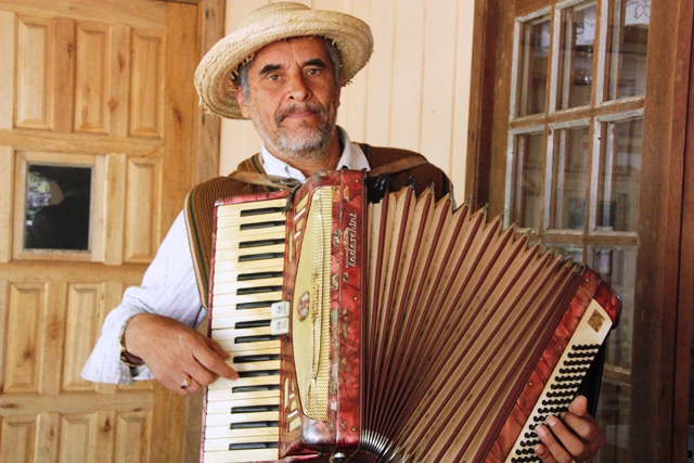 família Ramm é receber ao som de uma sanfona com canções dos imigrantes