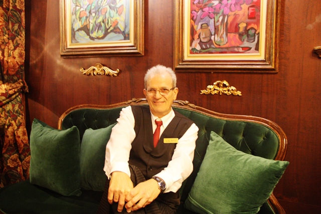 Valmir Steffen, garçom celebridade do Belle du Valais