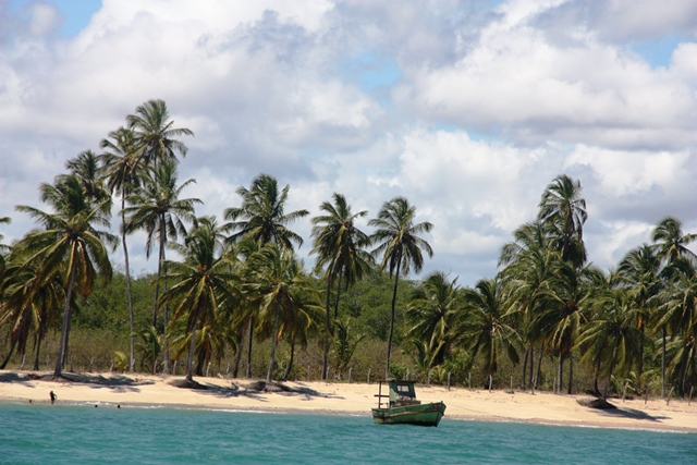 O mar de São de João de Coroa Grande