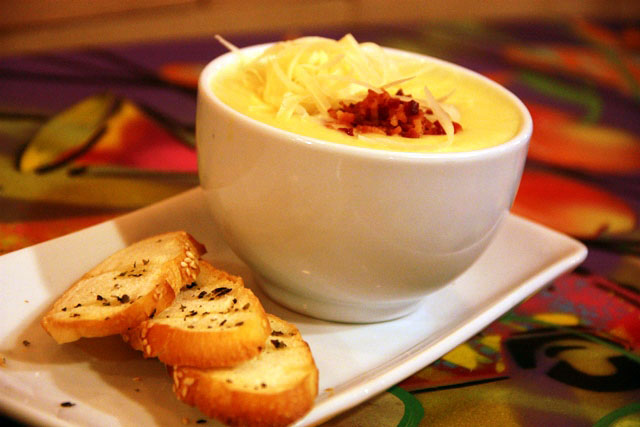 Caldo de batatas é de pedir bis
