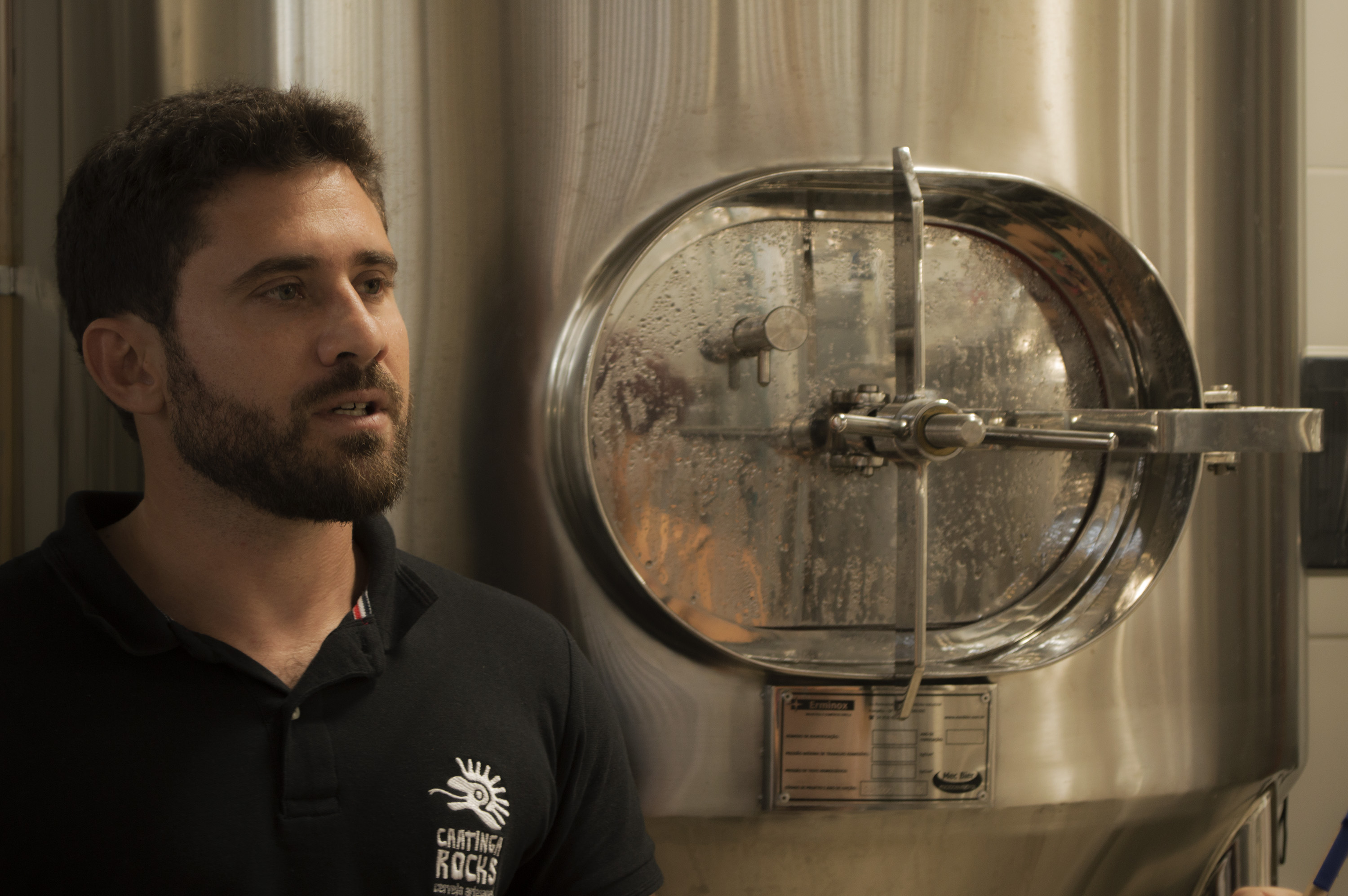 Rafael Leal, cuida mais do marketing da nova cervejaria alagoana, adora falar!