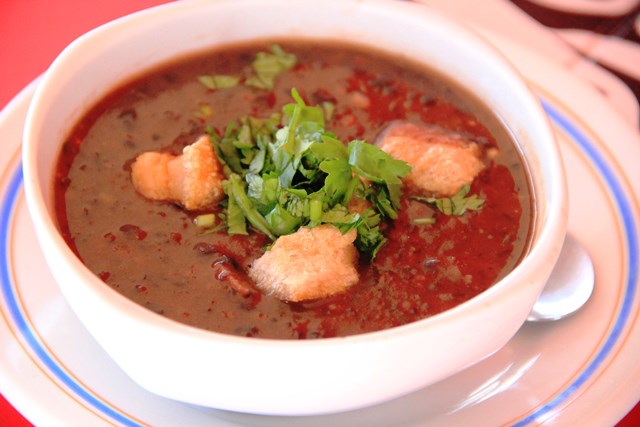 O caldinho de feijão é muito bacana