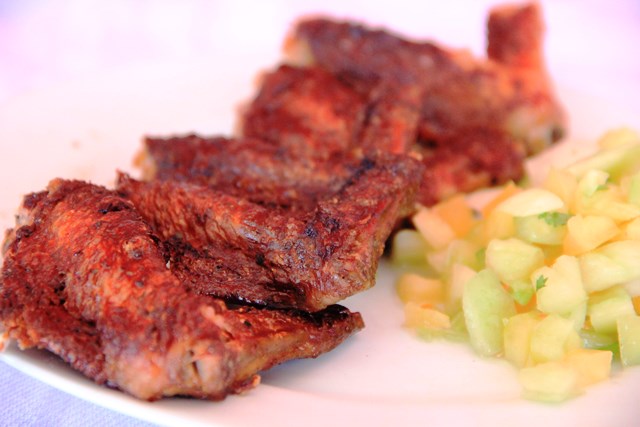 Maravilhosas asinhas de frango do Bar do Índio