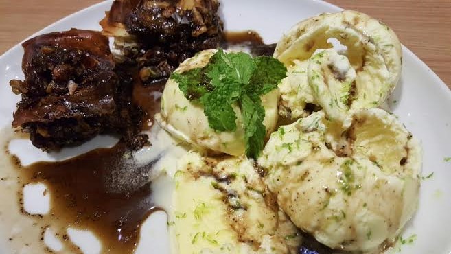 Outro lado da Baklava, o sorvete com raspas de limão