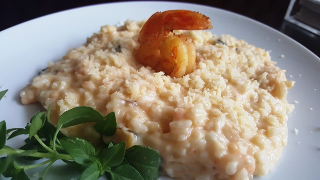 Risoto – O risoto de camarão é uma das receitas mais solicitadas da casa