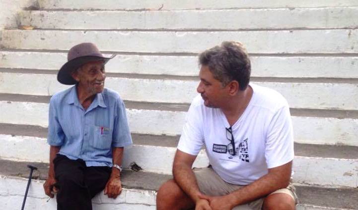 Weber e muitas conversas com o povo da cidade