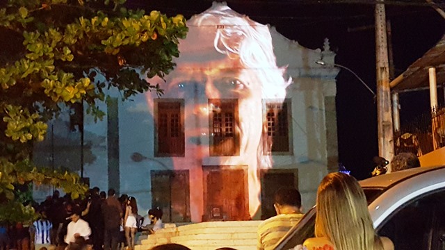 Imagem do jornalista Jorge Barbosa com seu poema "Dias de Glória"