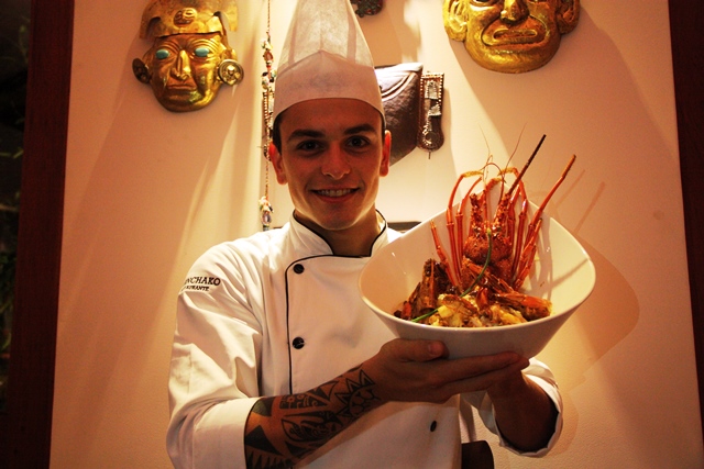O nosso chef, Rick Bert literalmente, cresceu nos aromas peruanos.
