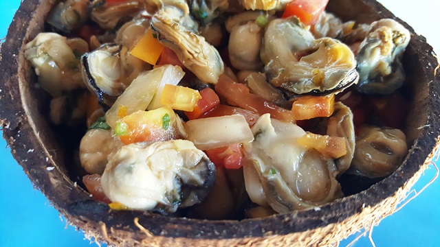 Salada de ostras