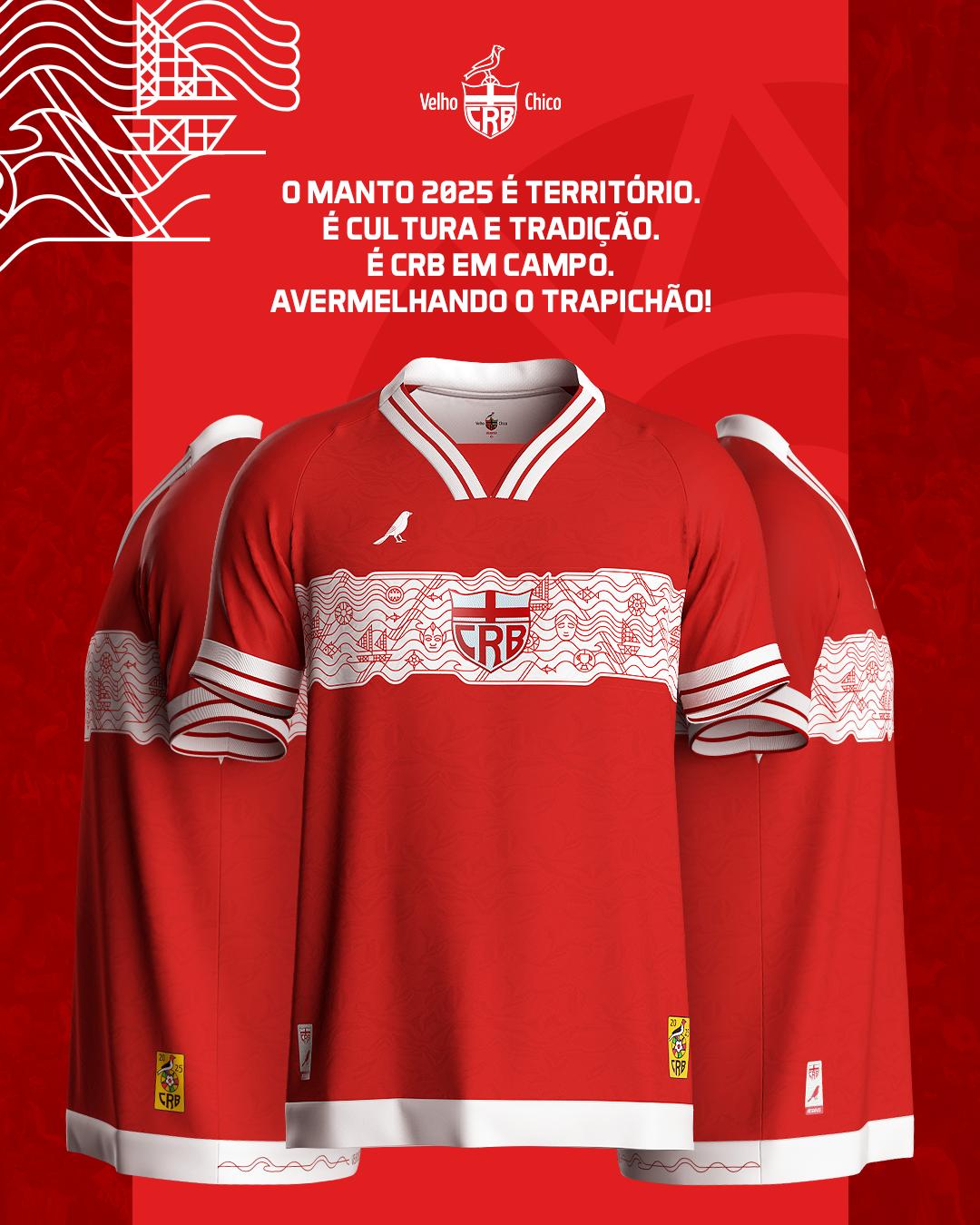 Novo uniforme do Regatas. Crédito: Divulgação/CRB.