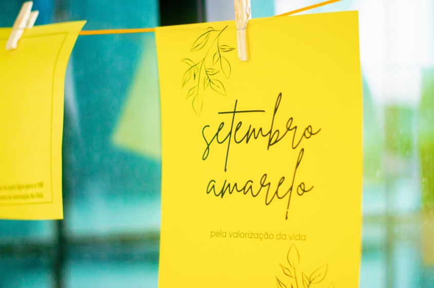 Hospital da Cidade promove um mês de atividades em alusão ao Setembro Amarelo para debater prevenção ao suicídio. Foto: David Silas/ Ascom Maceió Saúde